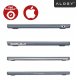 Etui do Apple Macbook Air 13.6 2022-2025 (M2/M3/M4) - elastyczna, matowa obudowa ochronna, lekka i odporna - Alogy AirGuard Gra 5