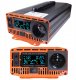 Przetwornica samochodowa 12V/230V 700W czysty sinus, LCD 1