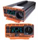 Przetwornica samochodowa 12V/230V 1200W czysty sinus, LCD 1