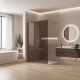 Kabina prysznicowa Walk-In Rea Flexi Brown / Gold 130 3