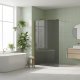 Kabina prysznicowa Walk-In Rea Flexi Grey / Gold 140 3