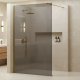 Kabina prysznicowa Walk-In Rea Flexi Grey / Gold 140 5