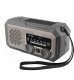 Mini Radio Przenośne Solarne Awaryjne Budowlane na Korbkę Baterie Powerbank 5