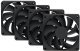 HYTE FAN- -FA12-BB-4 system chłodzenia komputerów Procesor Wentylator 12 cm Czarny 4 szt. 1