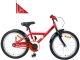 vidaXL Rower Dziecięcy 20 Cali dla dzieci w wieku 6-11 lat Czerwony 1