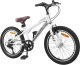 vidaXL Rower Górski 20 Cali 6-Speed dla dzieci w wieku 5-8 lat Biały 2