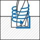 Ghring Frez trzpieniowy pełnow. 4,0mm 4-ostr. 40/42 stop.DIN6527L HB,H,Signum G-Mold 65 U GHRING 16