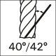 Ghring Frez trzpieniowy pełnow. 4,0mm 4-ostr. 40/42 stop.DIN6527L HB,H,Signum G-Mold 65 U GHRING 10