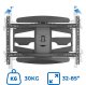 Uchwyt do telewizora 32"-85", na ścianę, obrotowy, do 30kg, VESA, regulacja 6