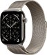 Smartwatch Apple Watch 11 GPS + Cellular 46mm Natural Titanium Milanese Loop S/M Szary  (MFCY4MP/A) 1