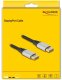 Delock DeLOCK DisplayPort kabel 16K 60 Hz 1 m srebrny metal 3