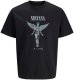 Jack & Jones Jack&Jones koszulka t-shirt Nirvana JPRBLUNIRVANA SS TEE 12287521 BLACK M 1