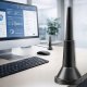 Antena QuWireless Qoltec Antena 4G LTE z podstawą magnetyczną | 5dBi | dookólna | wewnętrzna | 600-2700 MHz | SMA | 3m 5
