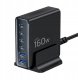 Ładowarka sieciowa Tech-Protect DC160W-GAN 6-port Desktop Charger PD 160W / QC3.0 Black 2