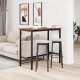 vidaXL stół Stare drewno 100 x 50 x 90,5 cm Drewno inżynieryjne i stal 4
