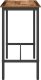 vidaXL stół Stare drewno 100 x 50 x 90,5 cm Drewno inżynieryjne i stal 6