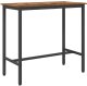 vidaXL stół Stare drewno 100 x 50 x 90,5 cm Drewno inżynieryjne i stal 7