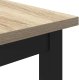 vidaXL stół Dąb Sonoma 100 x 50 x 76,5 cm Drewno inżynieryjne i stal 5