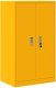 vidaXL Szafka do przechowywania Musztardowy Żółty 60 x 40 x 105 cm 2