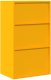vidaXL Szafka do przechowywania Musztardowy Żółty 60 x 40 x 105 cm 8