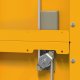 vidaXL Szafka do przechowywania Musztardowy Żółty 60 x 40 x 140 cm 10