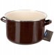 Orion Garnek Emaliowany 10 L Brown Retro duży 30 cm Indukcja Zmywarka (ORI_113351) 1