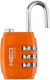 Neo Kłódka do walizki 58×30×13mm 202