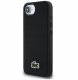 Etui Lacoste Iconic Petit Pique Woven    Logo MagSafe do iPhone 16e czarny 2