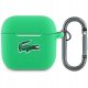 Lacoste LCA4SLON AirPods 4 cover zielony Silicone Croc Logo 1