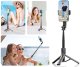 Kijek do selfie stick uchwyt na telefon tripod statyw pilot bluetooth 90cm 5