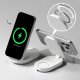 RINGKE QI2.2 25W 3IN1 MAGNETIC MAGSAFE WIRELESS FOLDING CHARGER WHITE 8