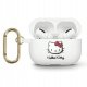 Hello Kitty HKAP23DKHSH Airpods Pro 2(2022/2023) cover white Silicone 3D Kitty Head 1