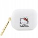 Hello Kitty HKAP23DKHSH Airpods Pro 2(2022/2023) cover white Silicone 3D Kitty Head 2