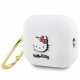 Hello Kitty HKAP23DKHSH Airpods Pro 2(2022/2023) cover white Silicone 3D Kitty Head 4