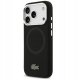 Etui Lacoste HC Silicone Metal Logo MagSafe do iPhone 17 Pro czarny 2