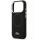 Etui Lacoste HC Silicone Metal Logo MagSafe do iPhone 17 Pro czarny 6