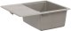 vidaXL Zlew Szary 560 x 460 mm 80% Kwarc i 20% Żywica 5