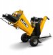 JCB Tools Rębak Spalinowy Do Ogrodu Gałęzi 100 mm 7.5 KM Rozdrabniacz Drewna Z Wyrzutnikiem 360 Koła Terenowe Zaczep Holowniczy 3