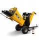 JCB Tools Rębak Spalinowy Do Ogrodu Gałęzi 100 mm 7.5 KM Rozdrabniacz Drewna Z Wyrzutnikiem 360 Koła Terenowe Zaczep Holowniczy 5
