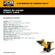 JCB Tools Rębak Spalinowy Do Ogrodu Gałęzi 100 mm 7.5 KM Rozdrabniacz Drewna Z Wyrzutnikiem 360 Koła Terenowe Zaczep Holowniczy 10
