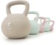 Kettlebell miękki 4kg kula odważnik hantla ciężar do ćwiczeń fitness, jasnoróżowy UNIWERSALNY 17