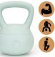 Kettlebell miękki 6 kg kula odważnik hantla ciężar do ćwiczeń fitness, turkusowy UNIWERSALNY 20