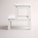 P&C Bambusowy taboret ze schodkiem KROK, wys. 46 cm 3