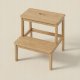 P&C Bambusowy taboret ze schodkiem KROK, wys. 46 cm 6