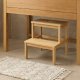 P&C Bambusowy taboret ze schodkiem KROK, wys. 46 cm 7