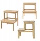 P&C Bambusowy taboret ze schodkiem KROK, wys. 46 cm 9