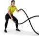 Lina treningowa do crossfit 9 m Battle Rope Power do ćwiczeń siłowych czarna UNIWERSALNY 12