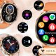 SMARTWATCH DAMSKI ZEGAREK WODOODPORNY PL MENU ROZMOWY SMART WATCH + 4 PASKI 6