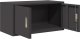 vidaXL Szafka do przechowywania Czarny 80 x 40 x 40 cm 5