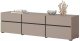 Szafka RTV CROSS 3K3S 180cm congo/czarna HELVETIA 3